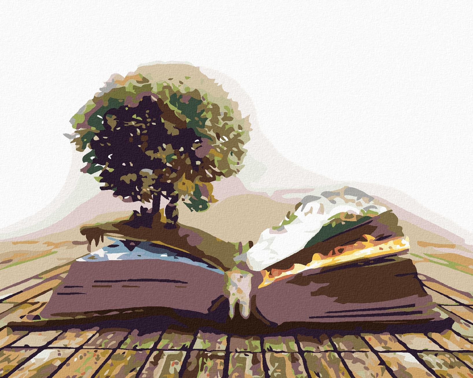 Malování podle čísel - Kniha života, 50x40 cm, vypnuté plátno na rám