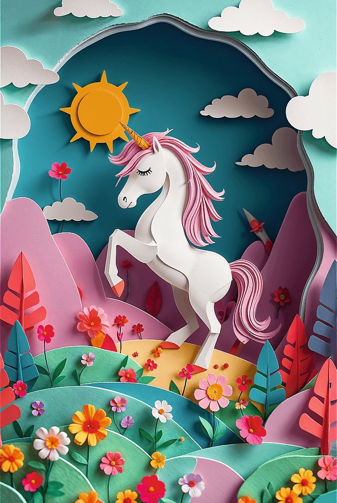 TREFL Puzzle Paper Art: Jednorožec 160 dílků