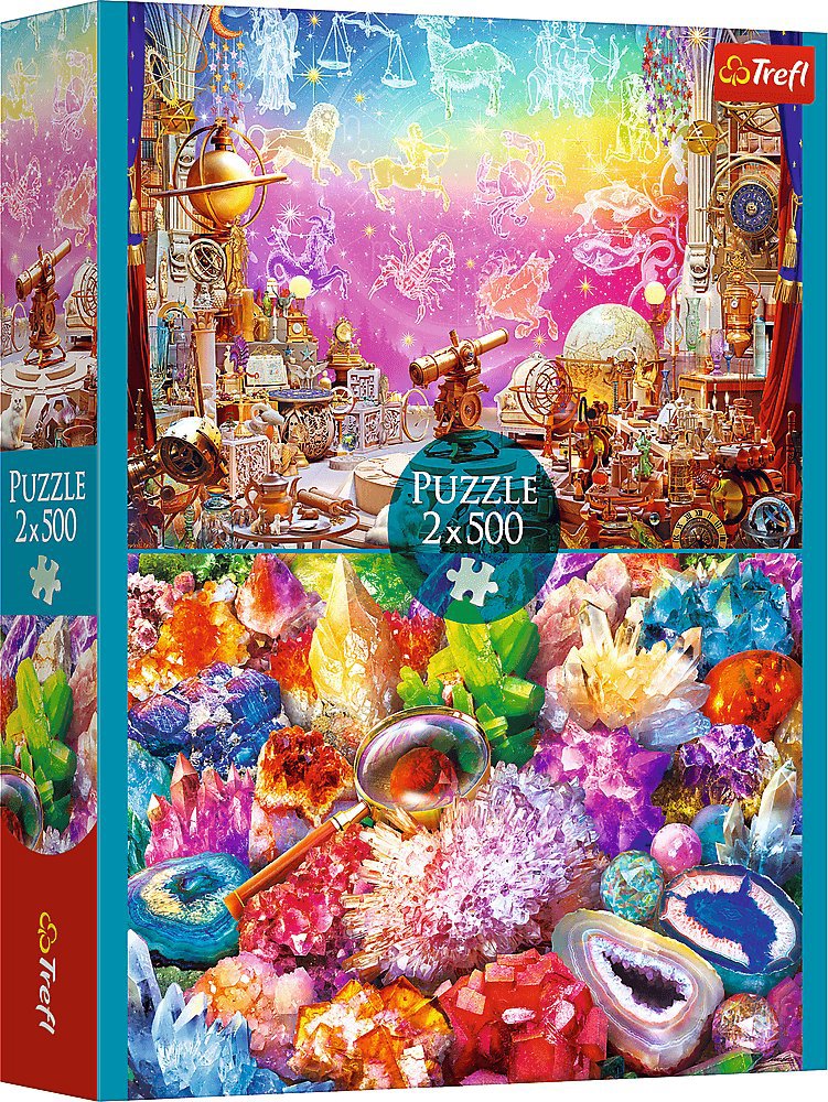 TREFL Puzzle Vesmír a krystaly 2 × 500 dílků