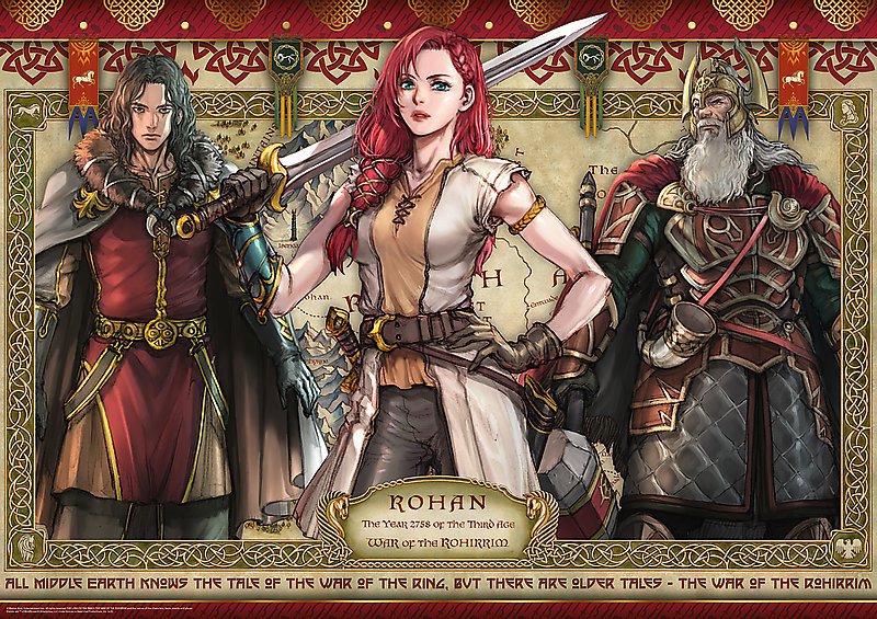 TREFL Puzzle Pán prstenů: Bitva o Rohan 1000 dílků