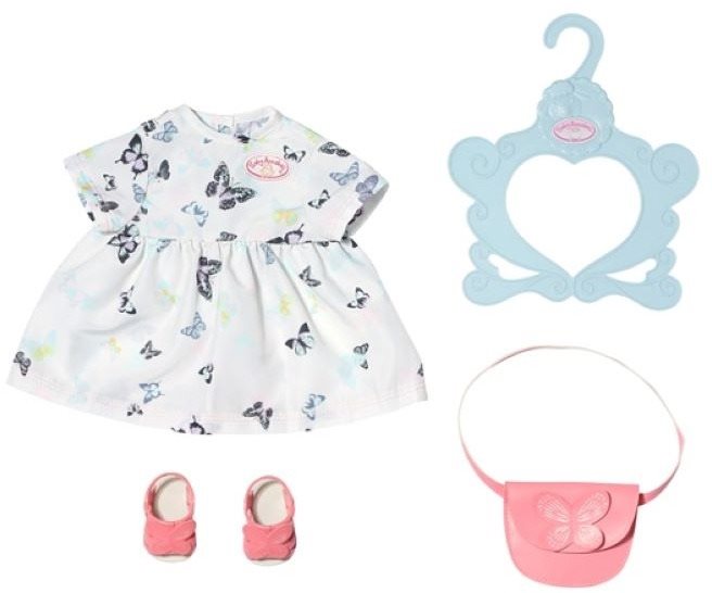 Baby Annabell Šatičky s motýlky Deluxe, 43 cm
