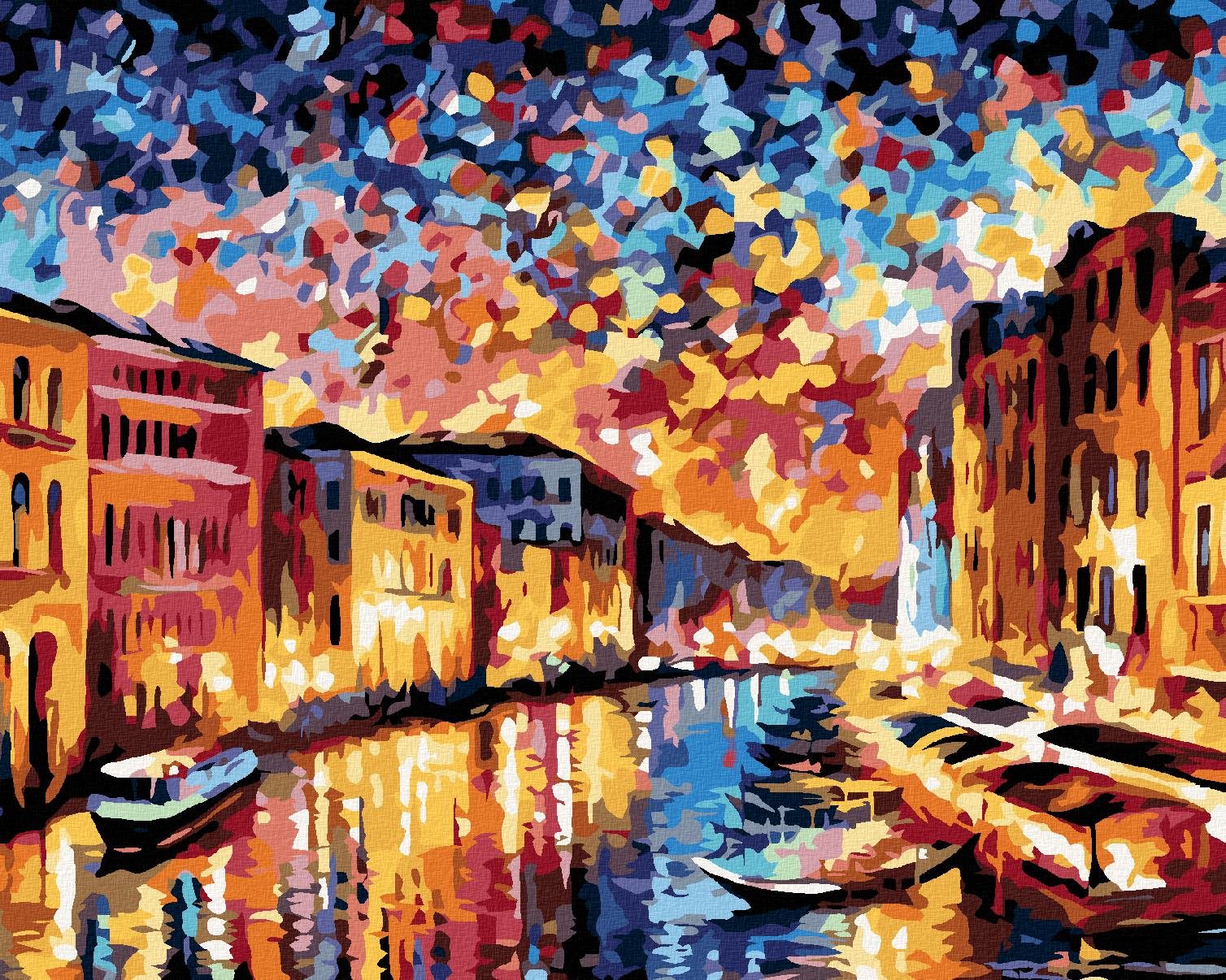 Diamondi - PLAVBA BENÁTKAMI, 40x50 cm, vypnuté plátno na rám