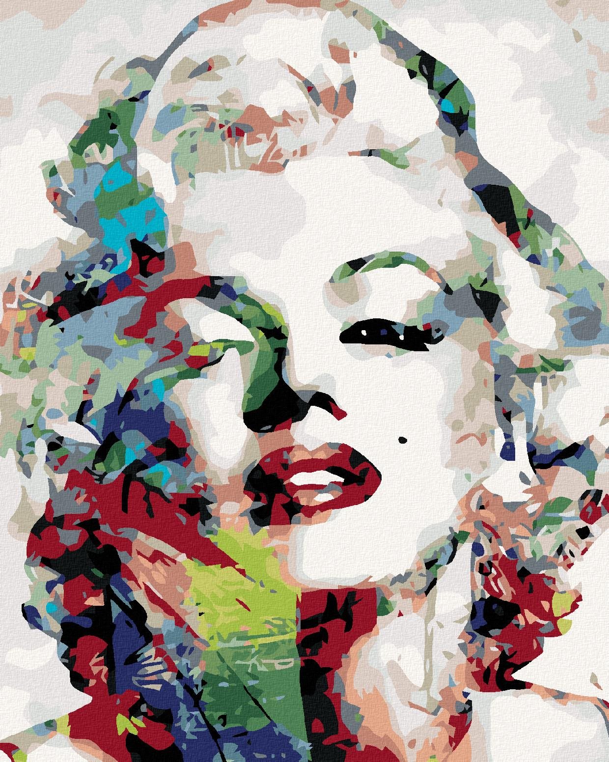 Diamondi - MARILYN MONROE, 40x50 cm, vypnuté plátno na rám