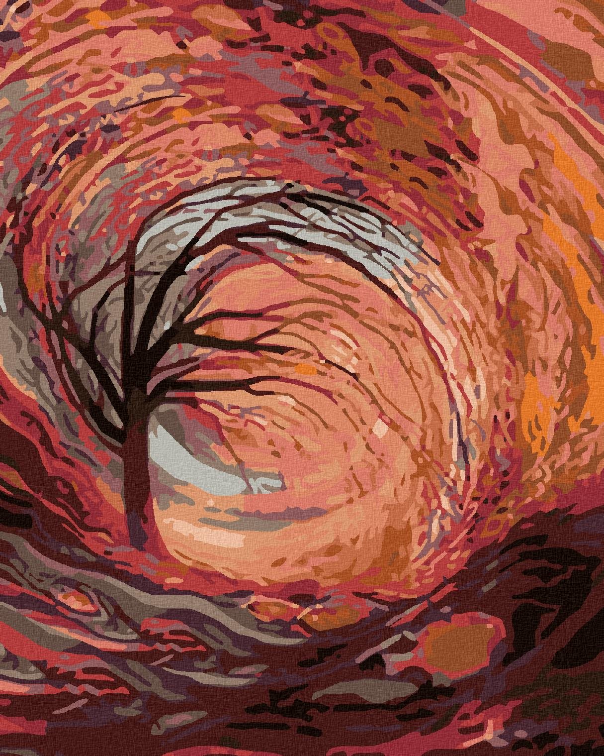 Diamondi - VĚTRNO, 40x50 cm, vypnuté plátno na rám