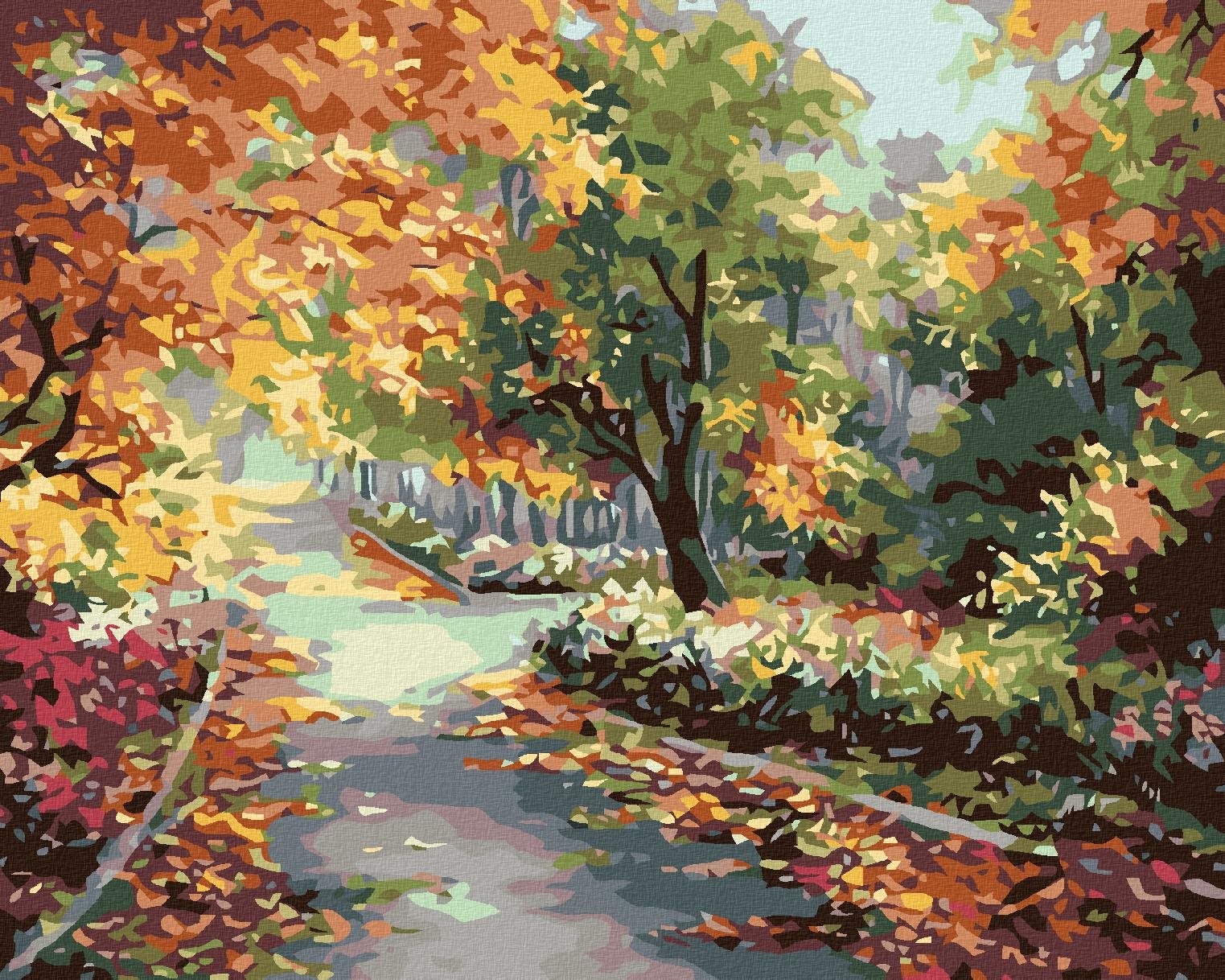Diamondi - KVĚTINOVÁ ZAHRADA, 40x50 cm, vypnuté plátno na rám