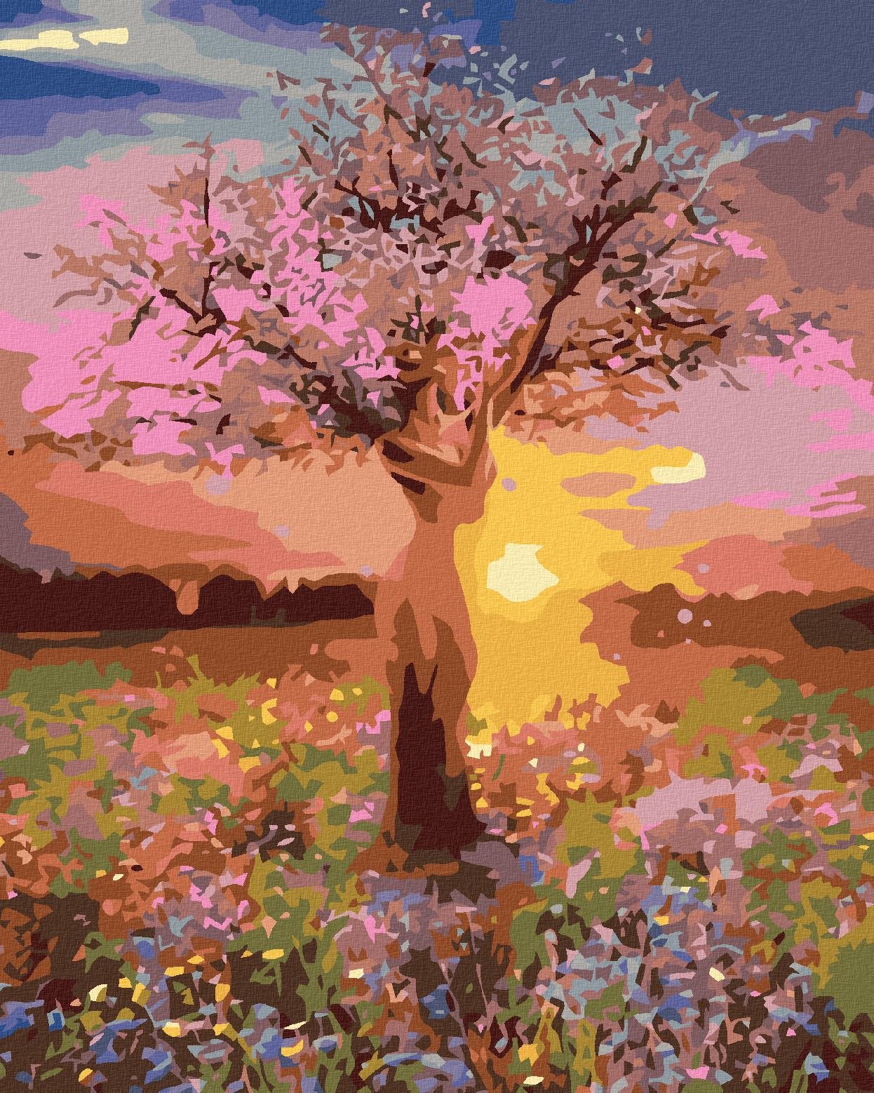 Diamondi - SVÍTÁNÍ, 40x50 cm, vypnuté plátno na rám