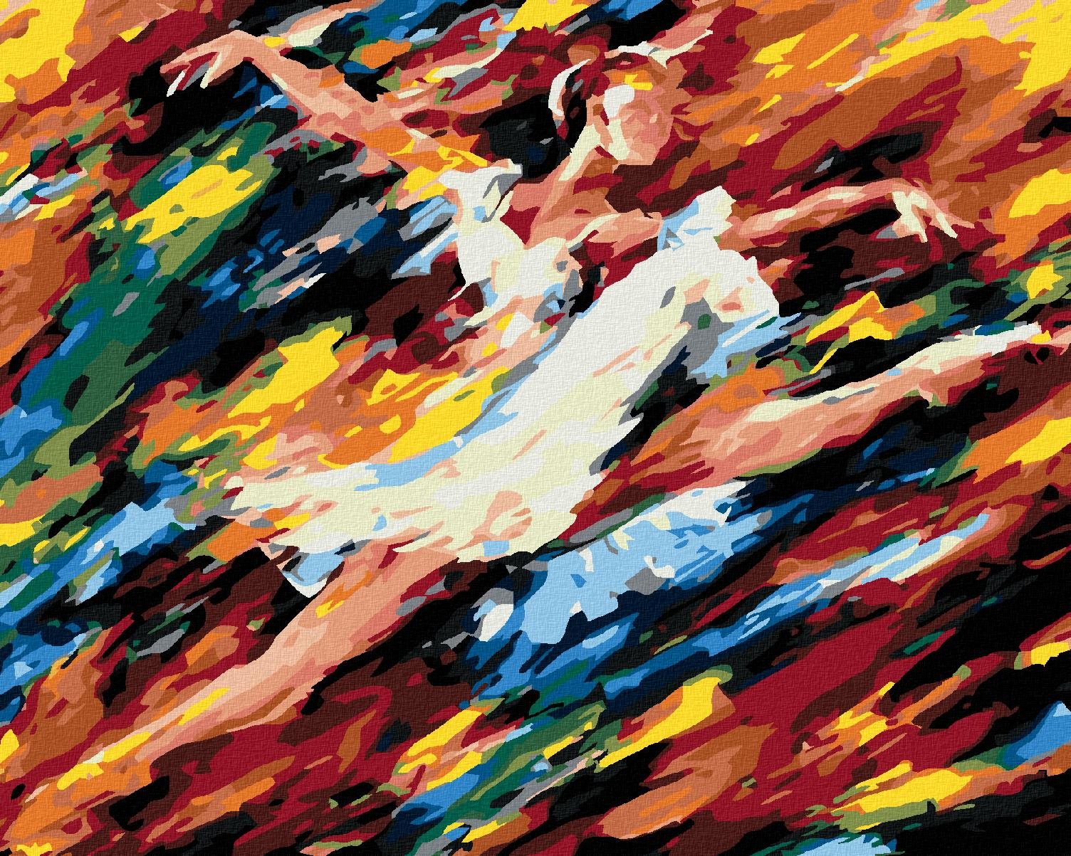 Diamondi - TANEČNICE, 40x50 cm, vypnuté plátno na rám