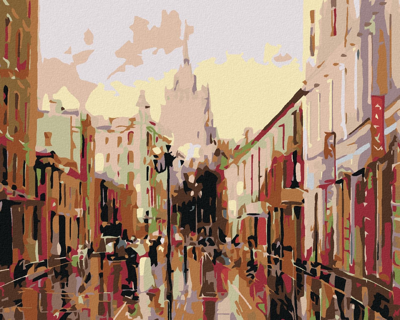 Diamondi - NA NÁMĚSTÍ, 40x50 cm, vypnuté plátno na rám
