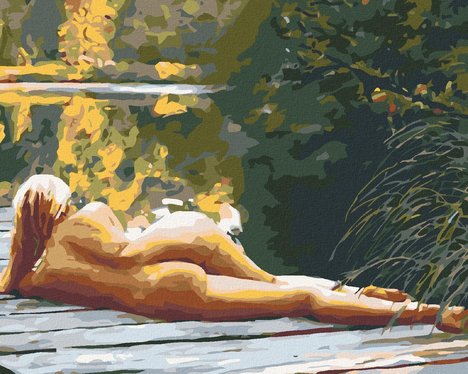 Diamondi - NA MOLU, 40x50 cm, vypnuté plátno na rám