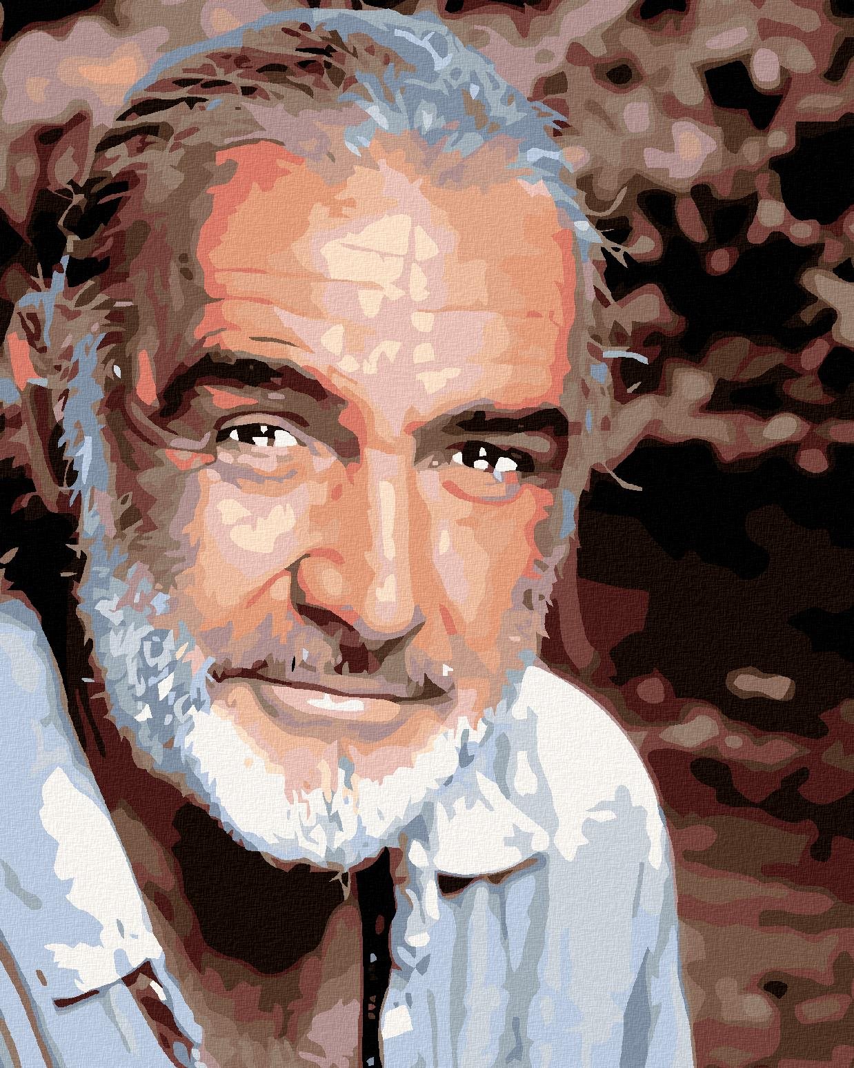 Diamondi - SEAN CONNERY, 40x50 cm, vypnuté plátno na rám