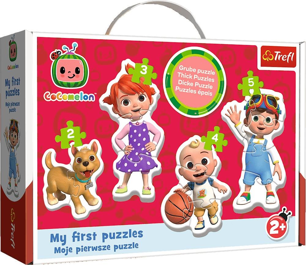 TREFL baby puzzle Cocomelon 4v1 (2, 3, 4, 5 dílků)