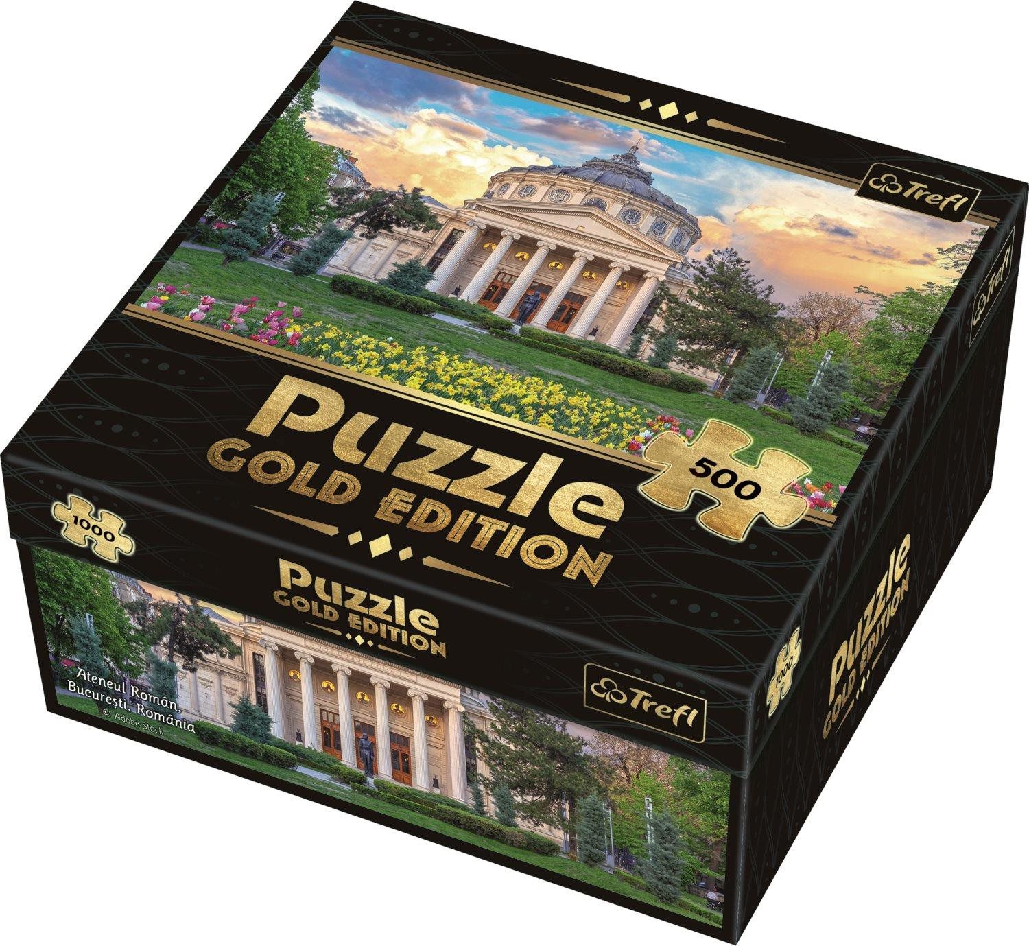 TREFL puzzle gold edition: Rumunské Athenaeum, Bukurešť, Rumunsko 500 dílků