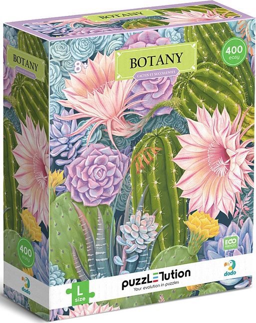 DODO Puzzle Botany Kaktusy a sukulenty 350 dílků