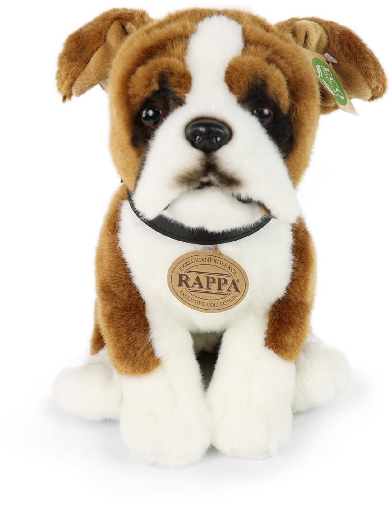 RAPPA Plyšový pes boxer 27 cm, Eco-Friendly