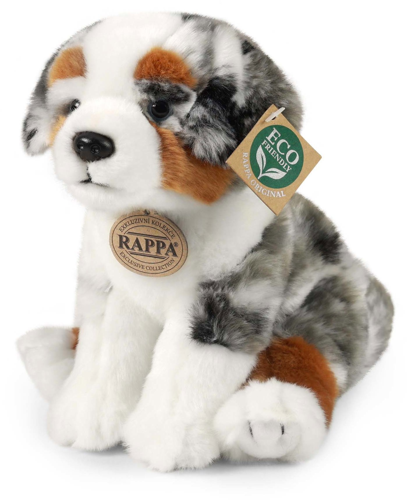 RAPPA Plyšový pes australský ovčák 23 cm, Eco-Friendly