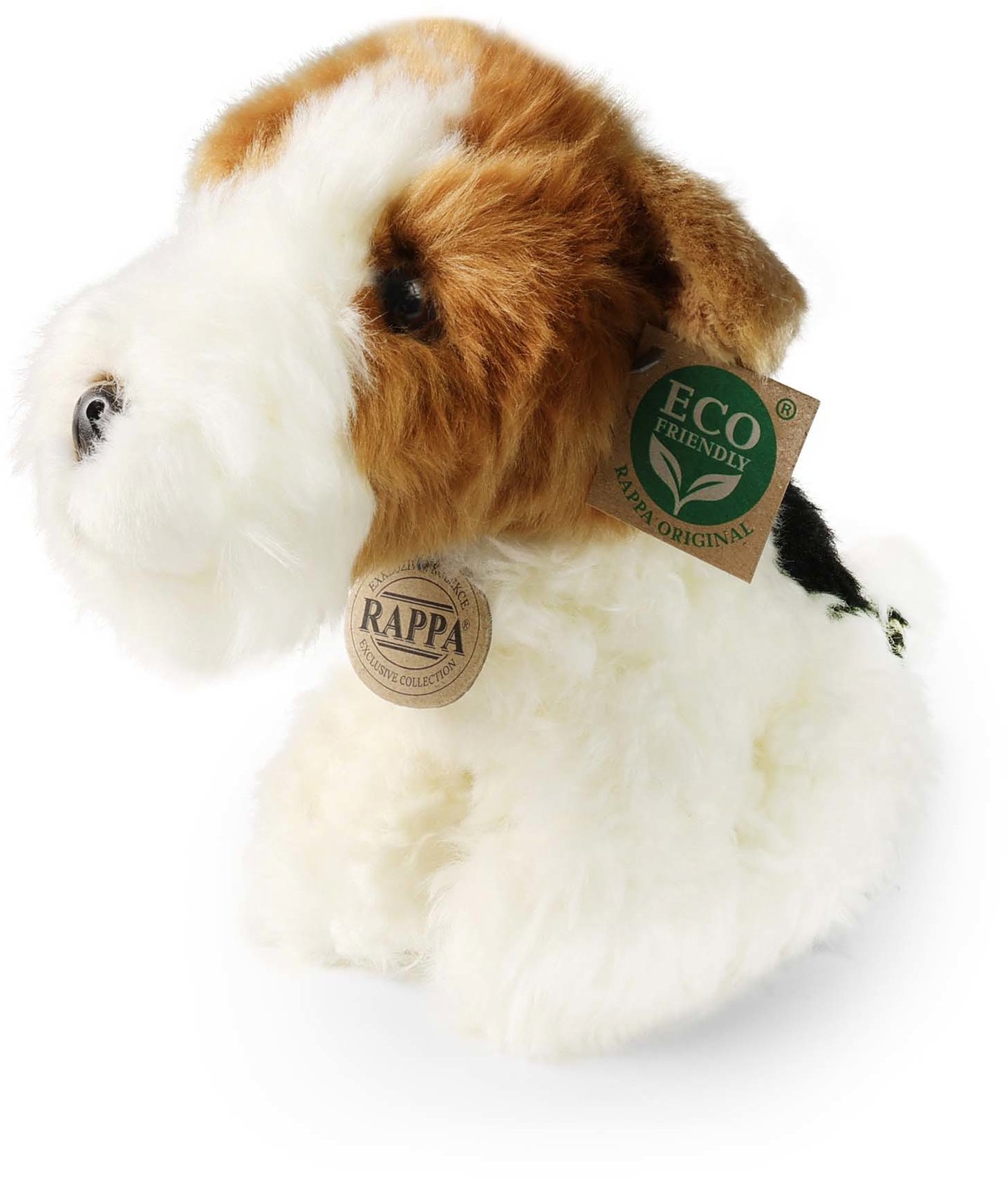 RAPPA Plyšový pes Foxteriér 18 cm, Eco-Friendly