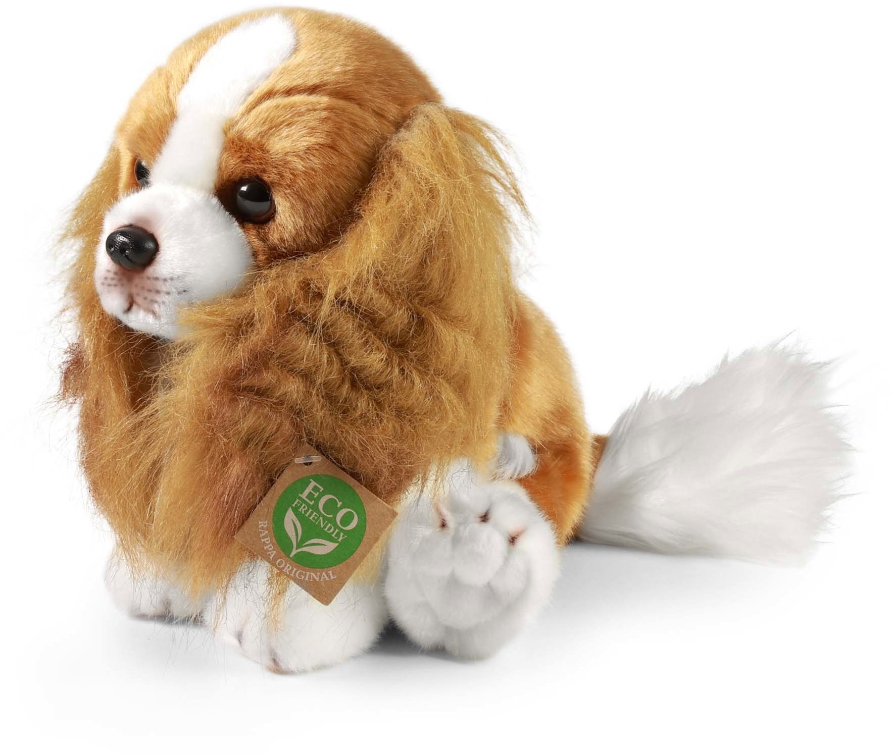 RAPPA Plyšový pes kavalír king Charles španěl 28 cm, Eco-Friendly