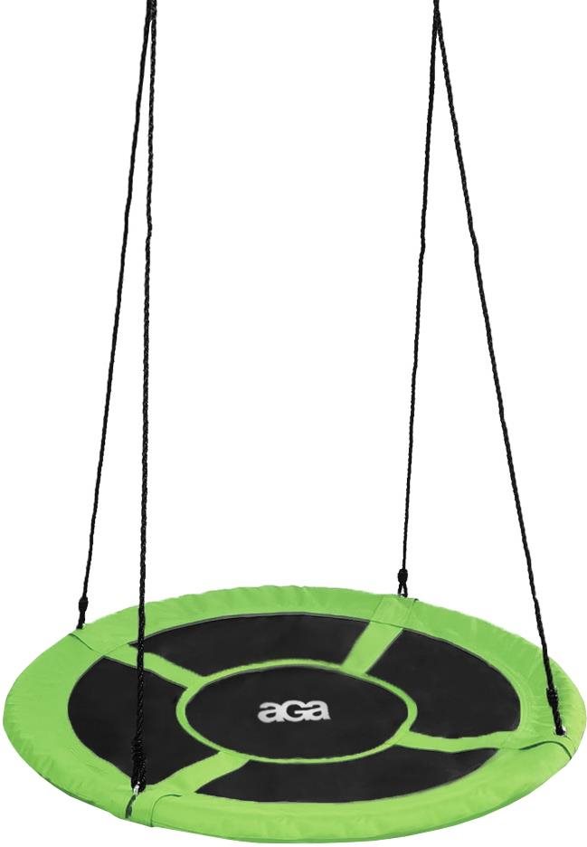 Aga Závěsný houpací kruh 110 cm světle zelený