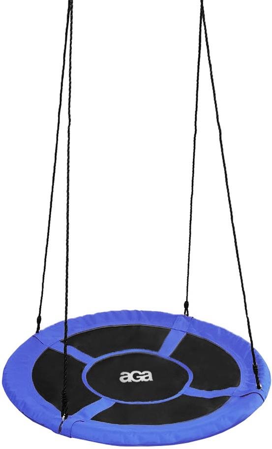 Aga Závěsný houpací kruh 90 cm modrý