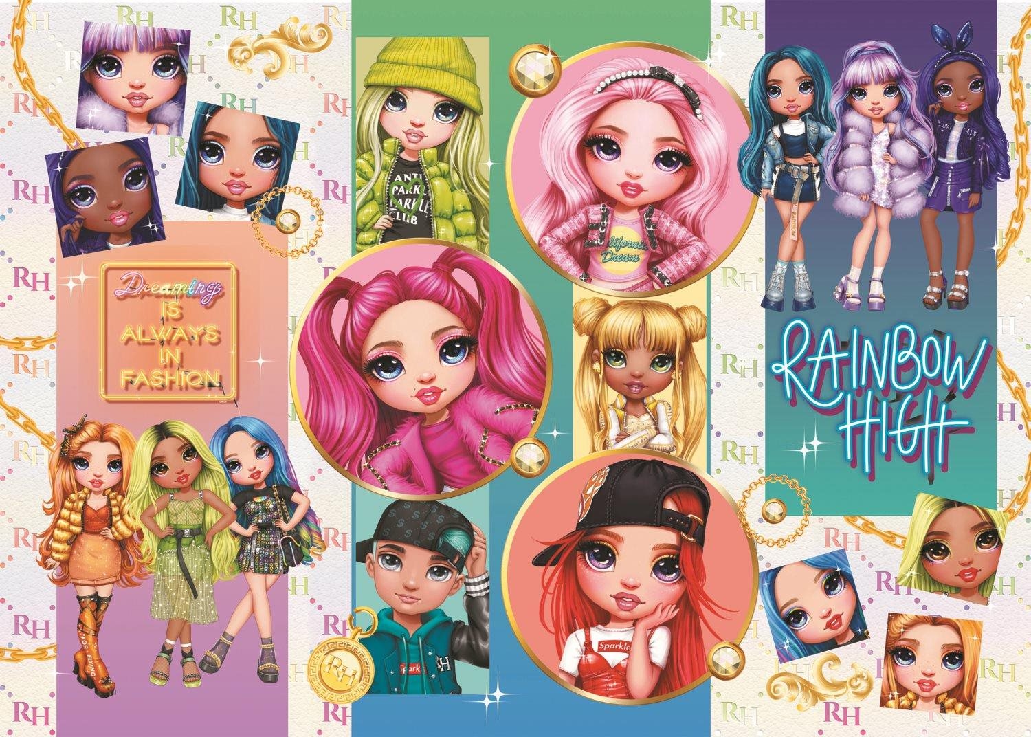 Trefl Puzzle Rainbow High Přátelství 200 dílků