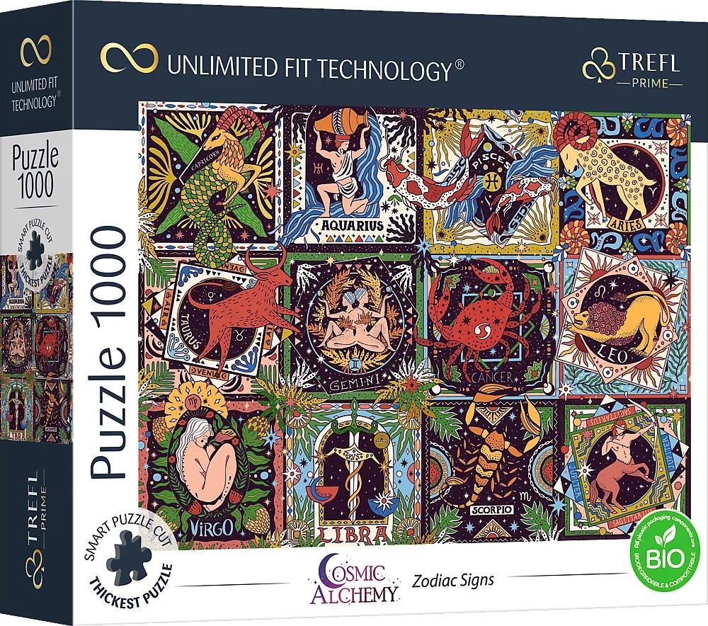Trefl Puzzle UFT Vesmírná magie: Znamení zvěrokruhu 1000 dílků