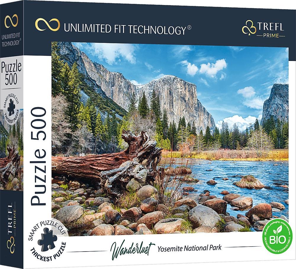 Trefl Puzzle UFT Wanderlust: Yosemitský národní park, Kalifornie, USA 500 dílků