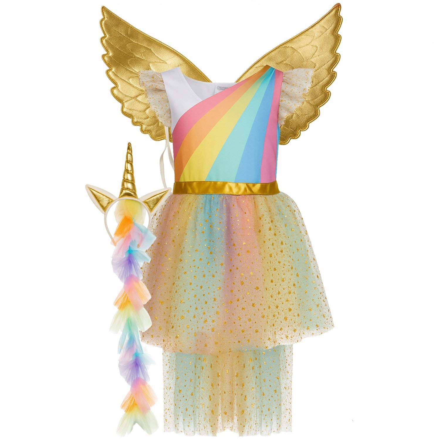 Kruzzel Karnevalový kostým jednorožec 122 - 128 cm