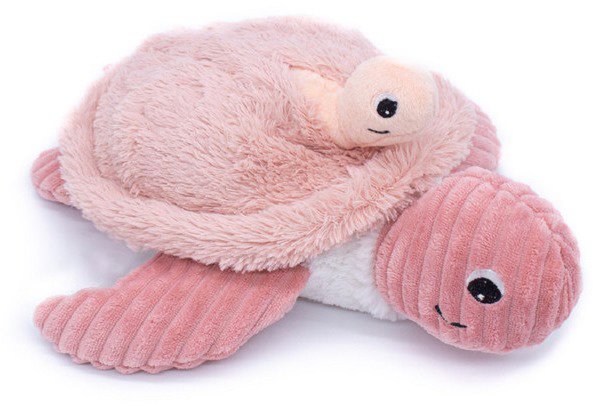 Les Déglingos Plyšová želva, máma s miminkem, růžová