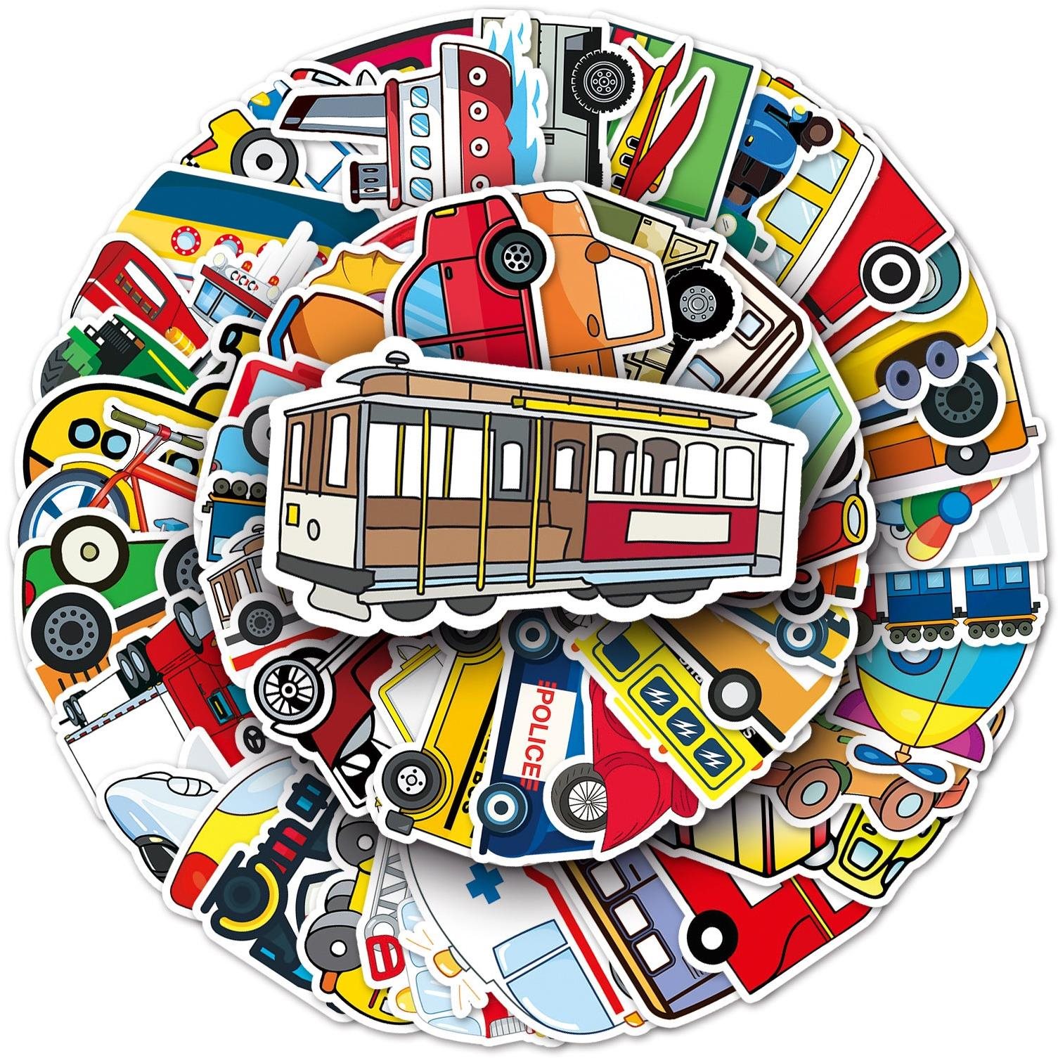 ANNAM Samolepky Auta 50 ks