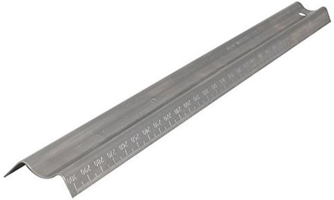 Shesto Modelcraft nerezové pravítko bezpečnostní 30 cm