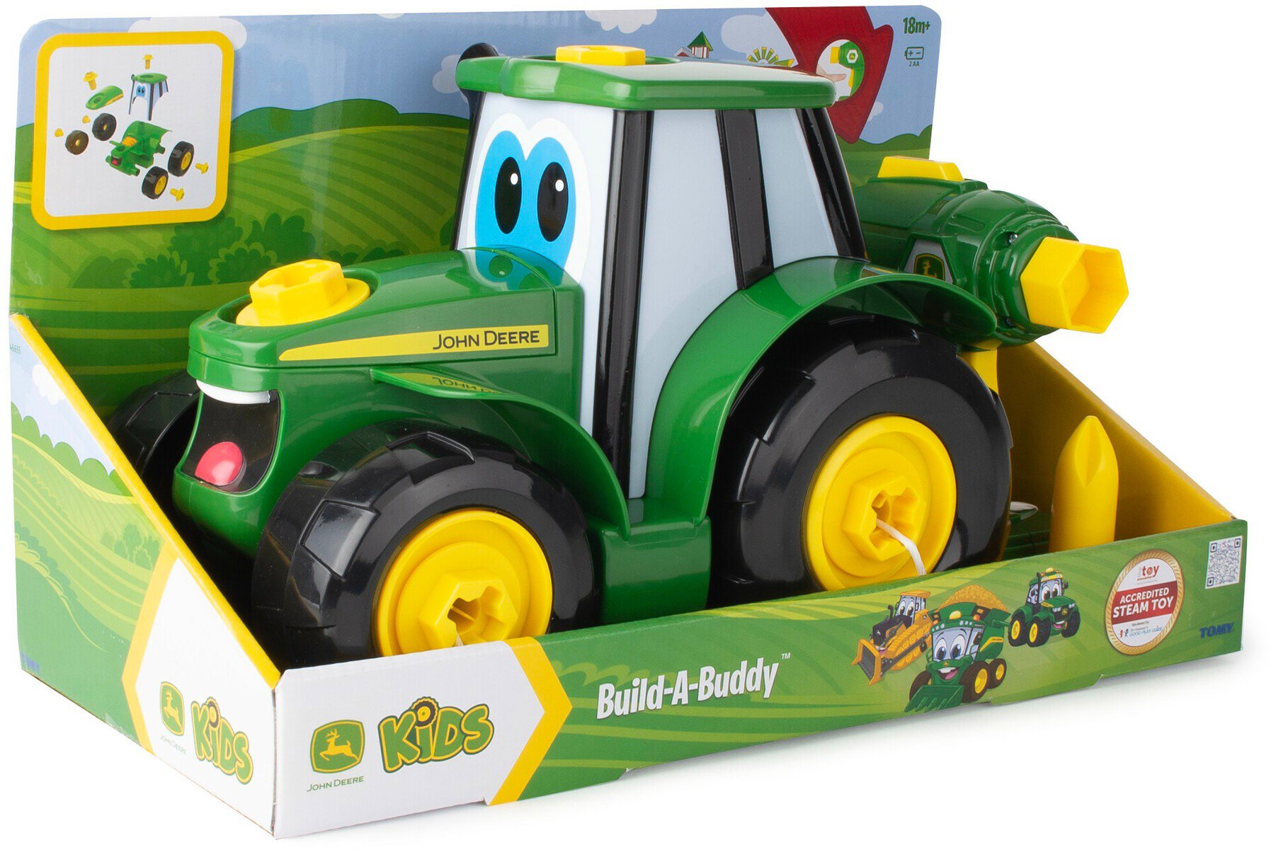 Tomy John Deere Kids - Postav si svůj traktor Johny