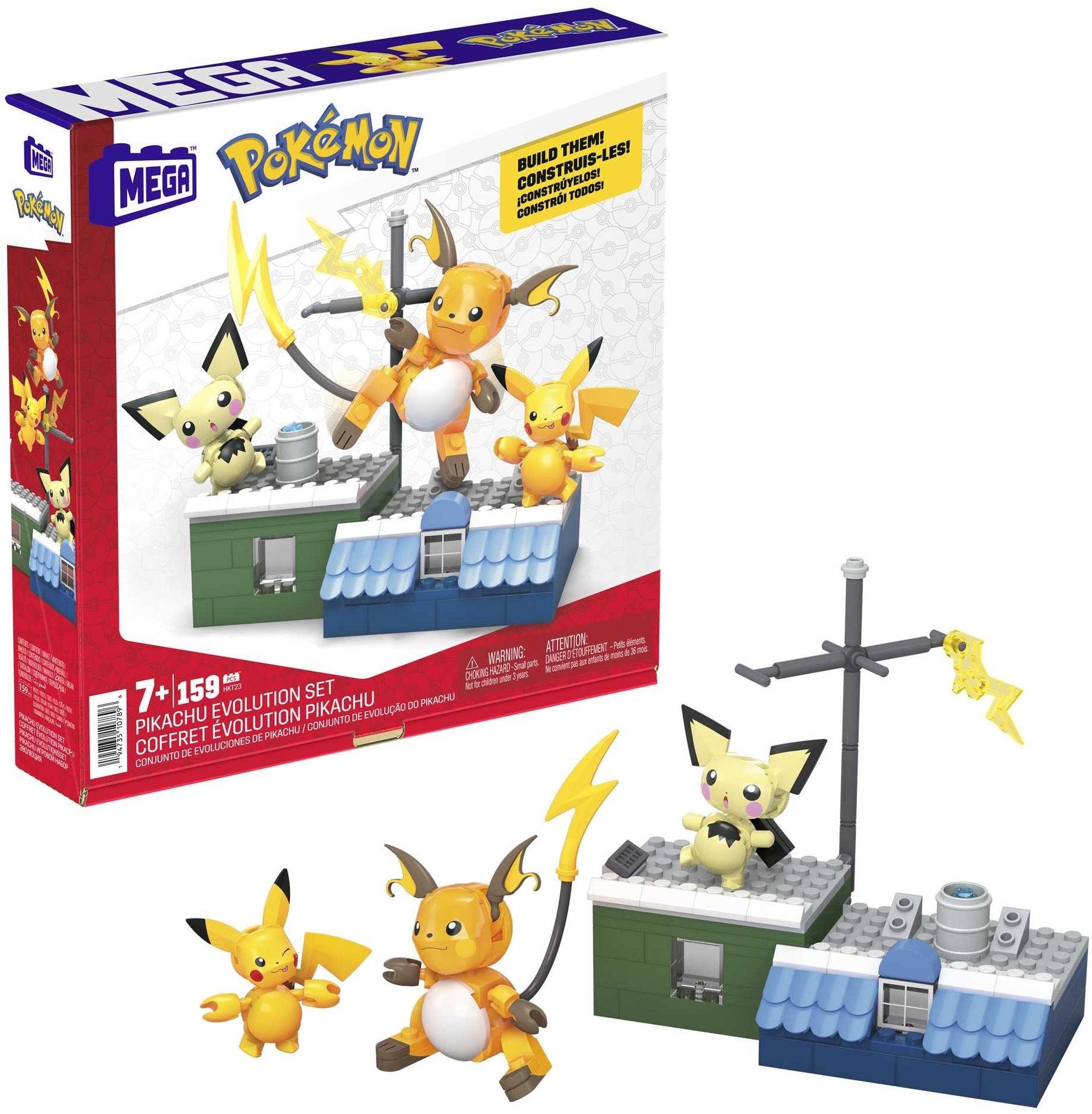 Mattel Mega Construx Pokémon Pikachu Evolution Set