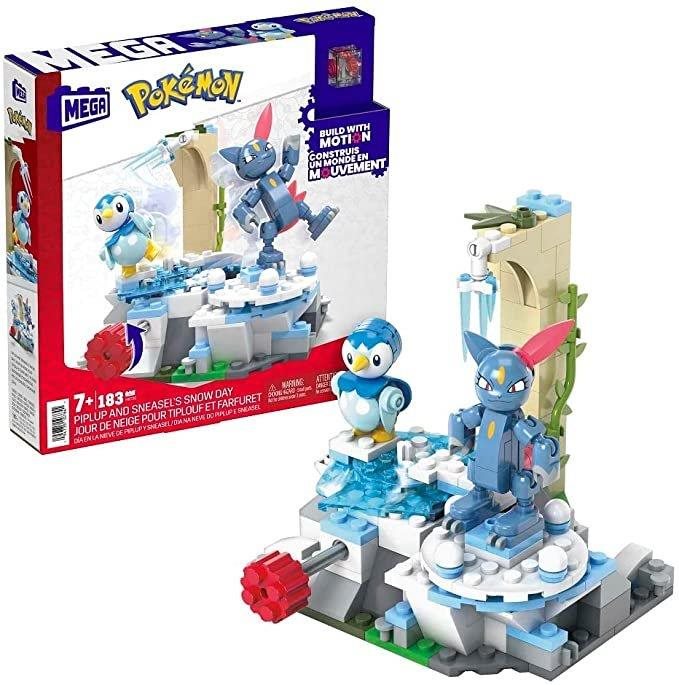Mattel Mega Set Pokémon piplup a sneasel Snow Day