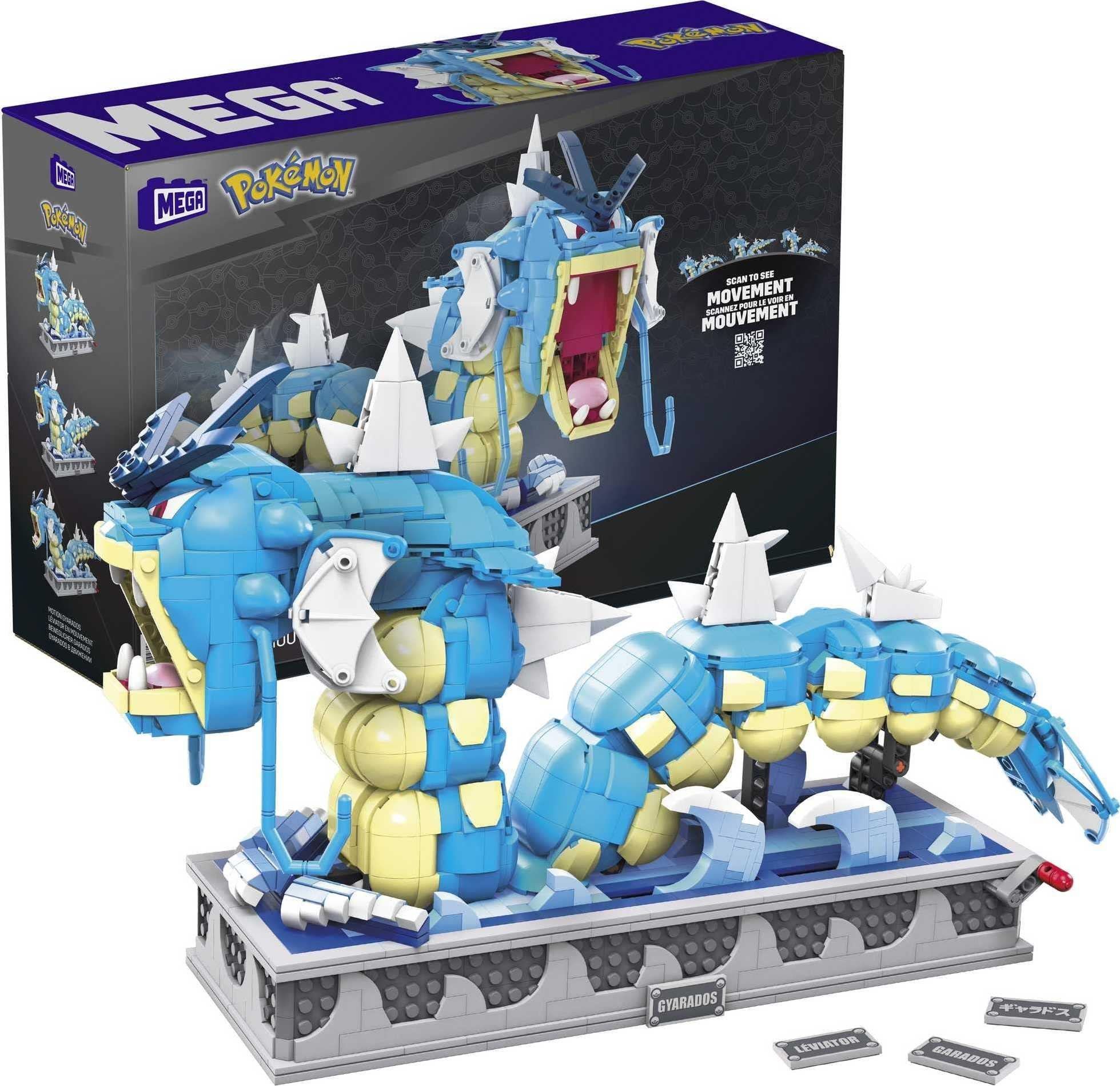 Mattel Mega Pokémon Construx construction set motion gyarados 44 cm