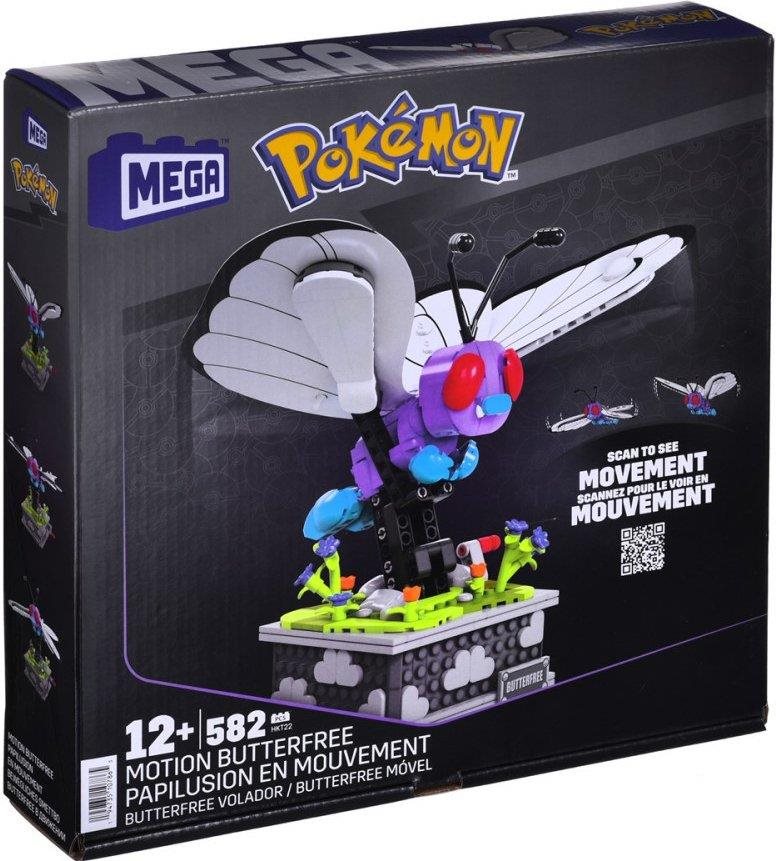 Mattel Mega Pokémon Construx construction set motion butterfree 22 cm