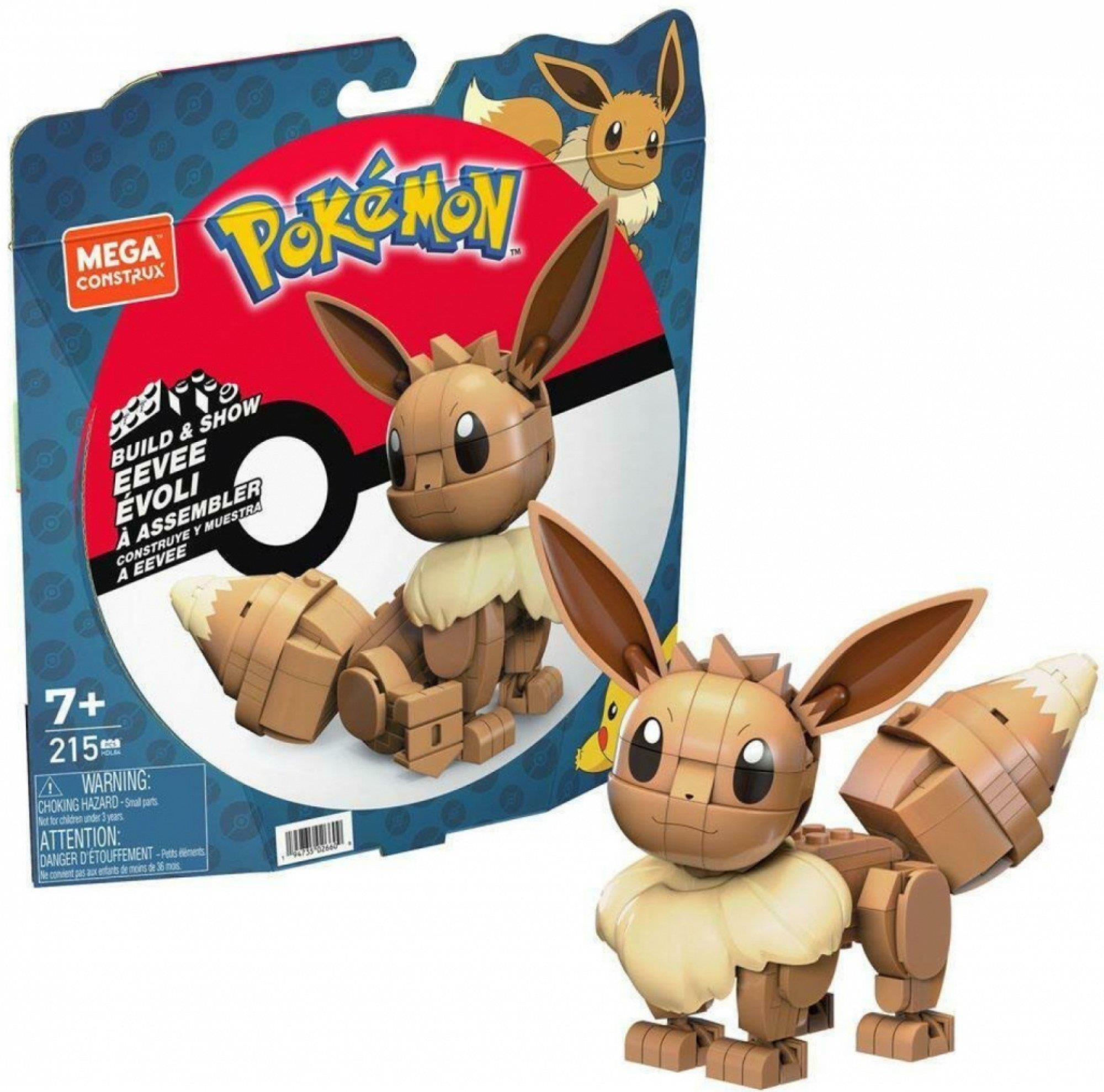 Mattel Mega Bloks Construx Postav a vystav si Pokémona - Eevee