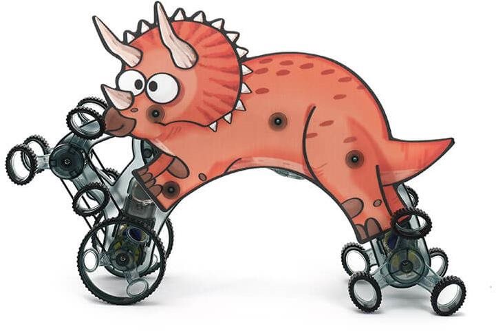 PLAYSTEM Climbing Dinos Triceratops & T-Rex