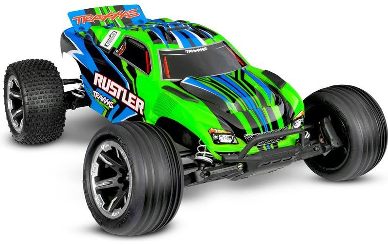 Traxxas Rustler 1:10 HD RTR zelený