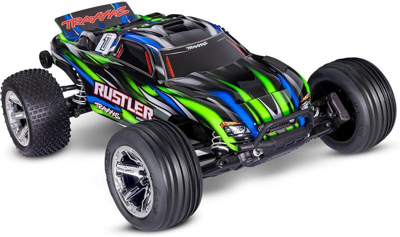 Traxxas Rustler 1:10 BL-2s RTR zelený