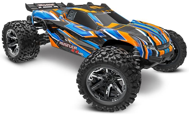 Traxxas Rustler 1:10 VXL HD 4WD RTR oranžový