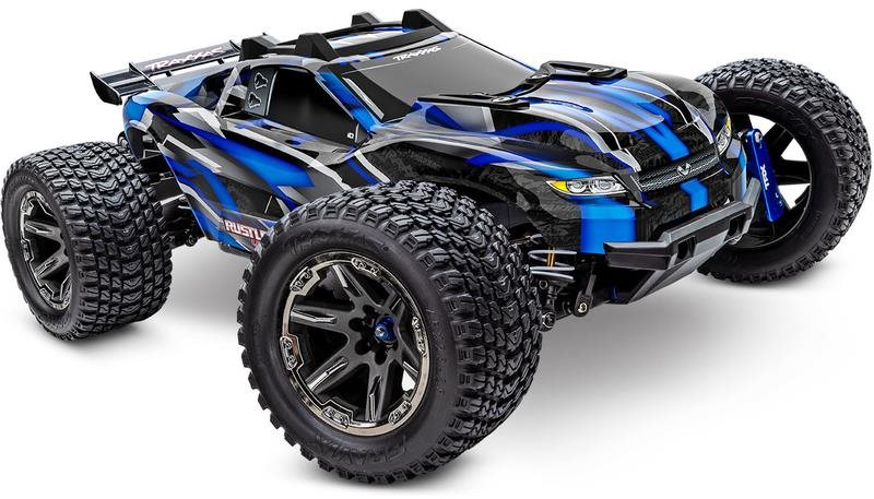 Traxxas Rustler 4x4 Ultimate VXL RTR modrý