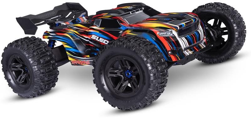 Traxxas Sledge 1:8 RTR oranžový s belted pneu