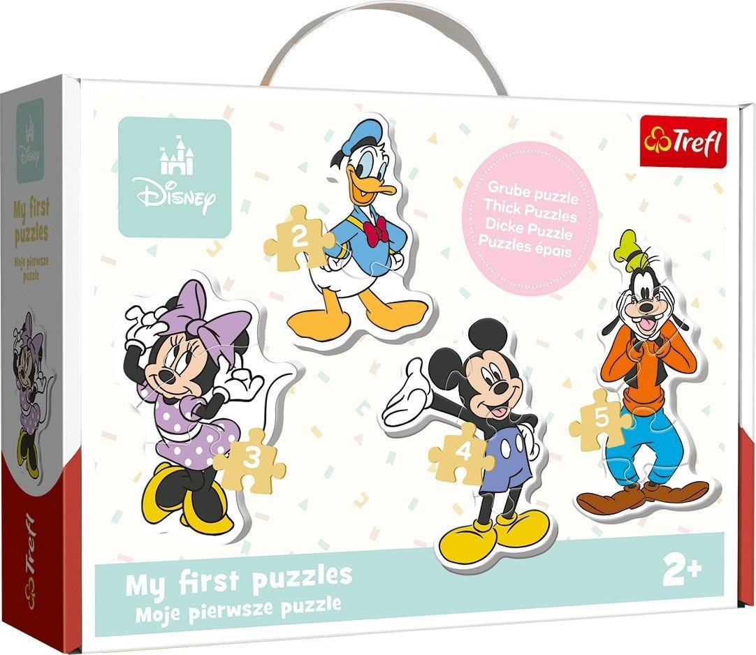 TREFL Baby puzzle Disney: Mickey a přátelé 4v1 (2,3,4,5 dílků)