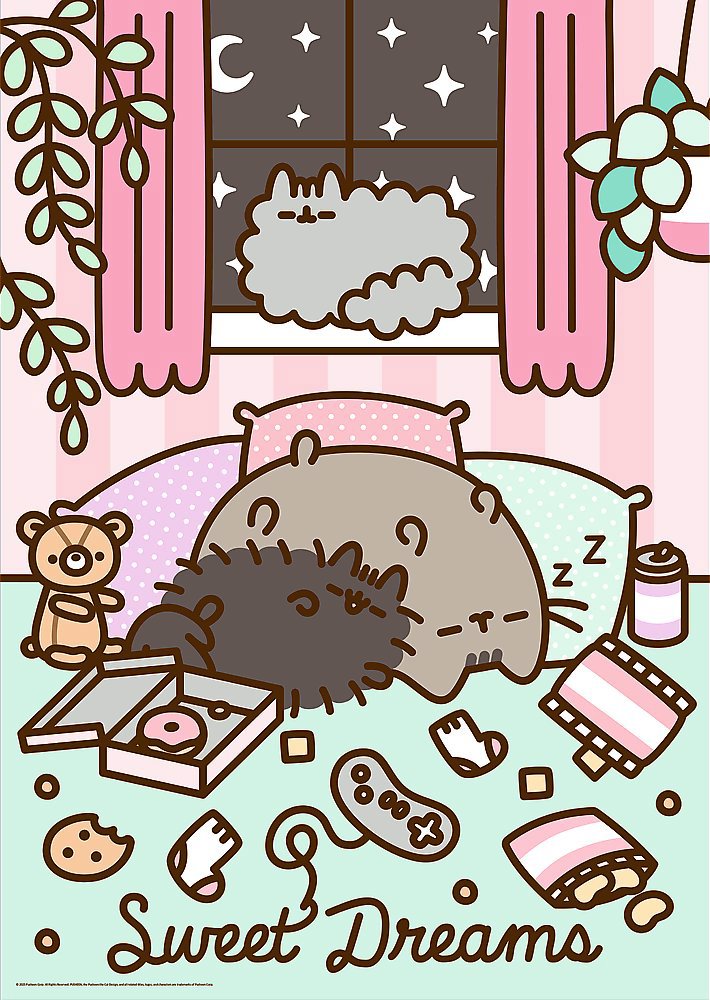 TREFL Puzzle Premium Plus Pusheen 1000 dílků