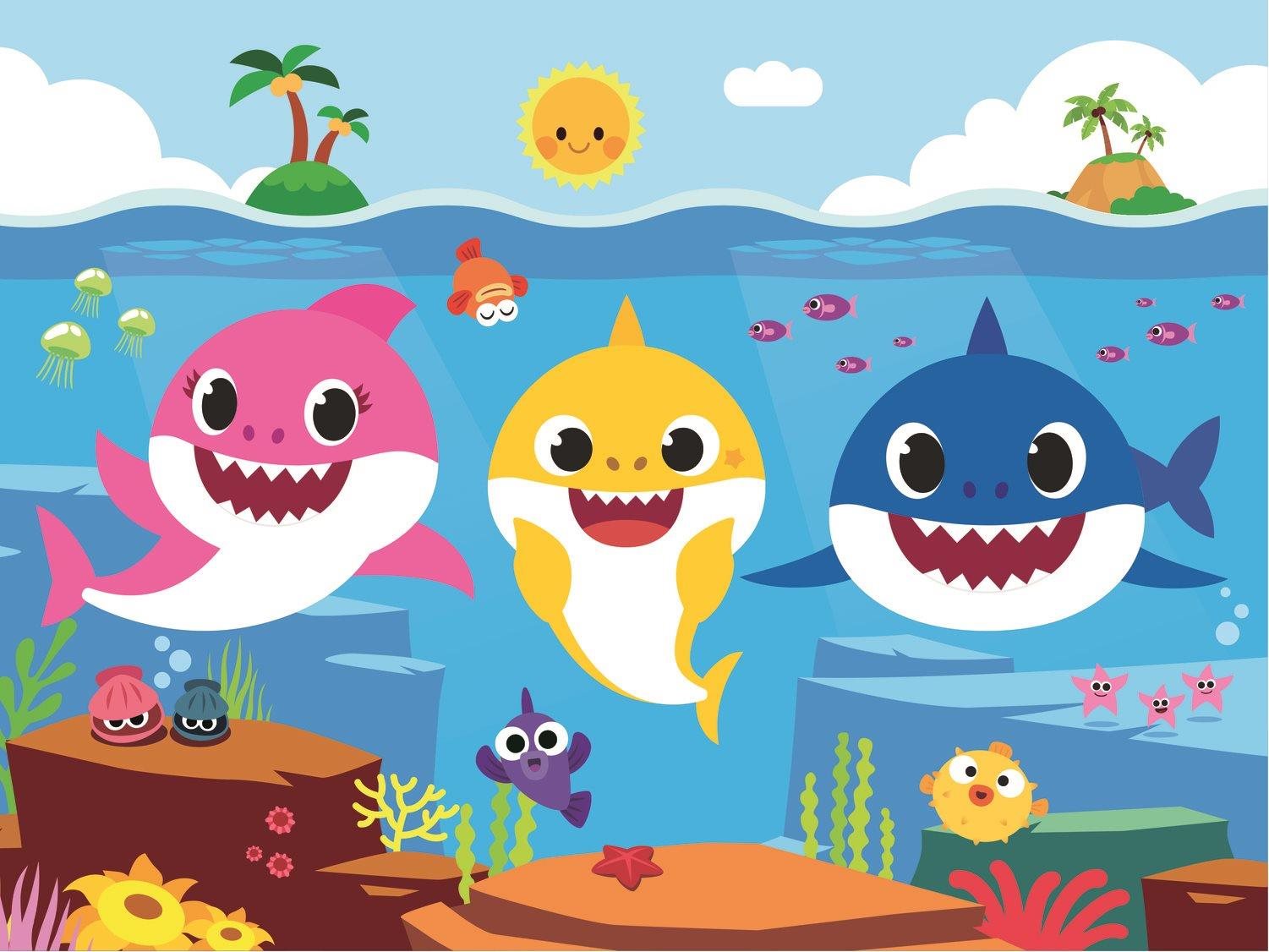 Trefl Puzzle Baby Shark: Podmořský svět žraloků 30 dílků