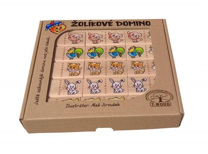 T-Wood žolíkové domino - domácí zvířata