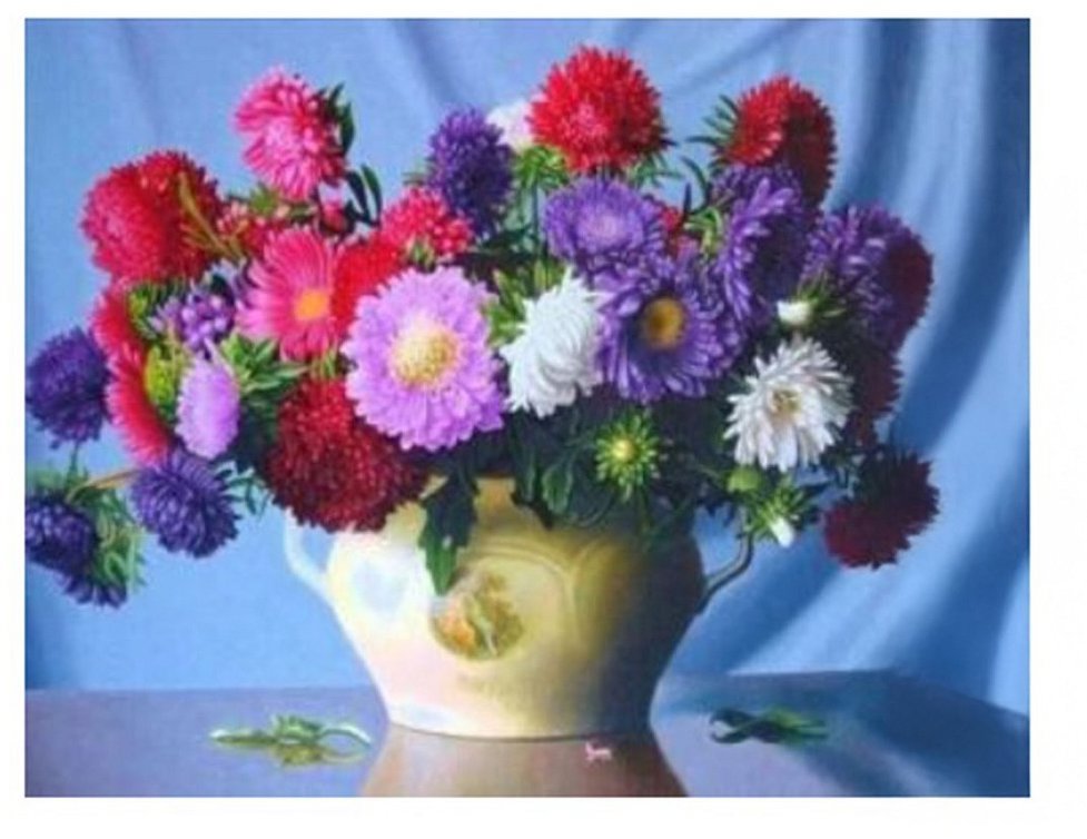 Vikpap Malování podle čísel, plátno 30 × 20 cm - Bouquet