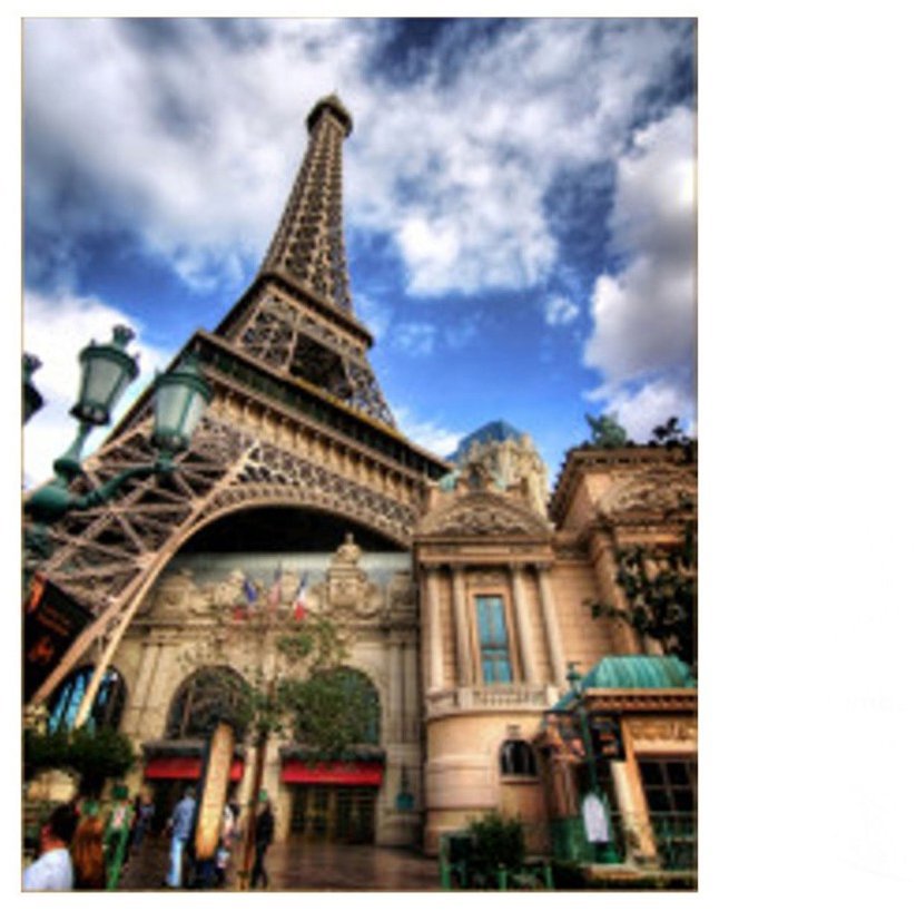 Vikpap Malování podle čísel, plátno 30 × 40 cm - Eiffelova věž