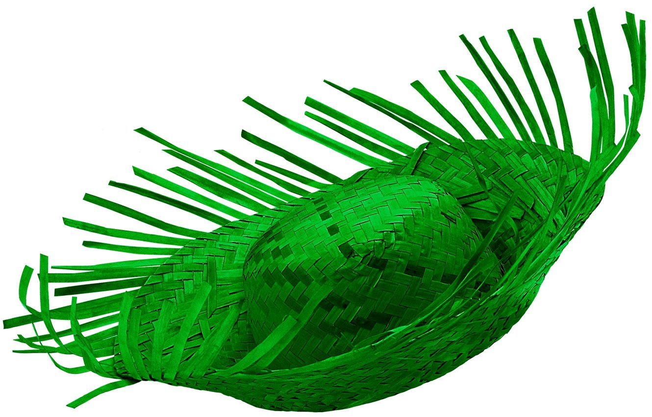 Widmann Slaměný klobouk plážový zelený