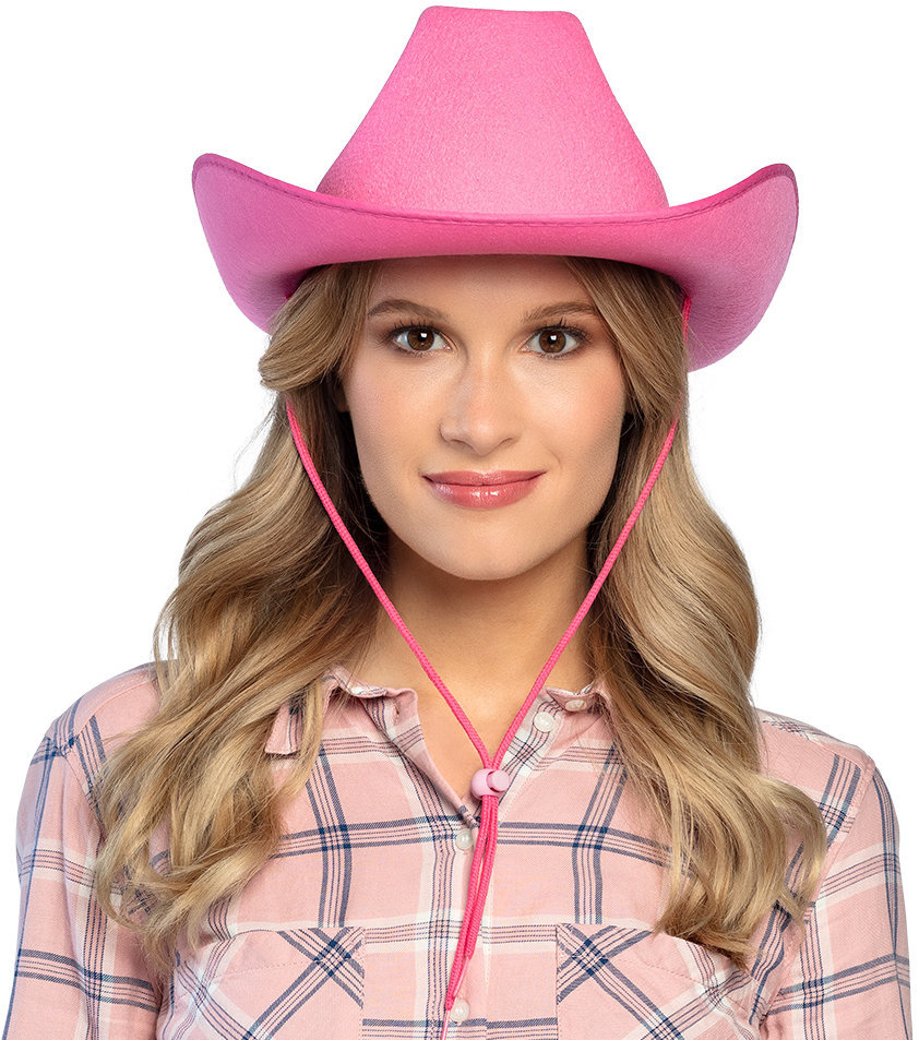 Boland Kovbojský klobouk růžový rodeo